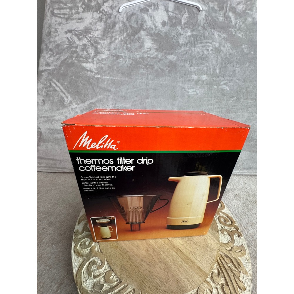 Vintage‎ Melitta Thermos Filter Drip Coffeemaker TCM-6/6 West Germany 1983 New